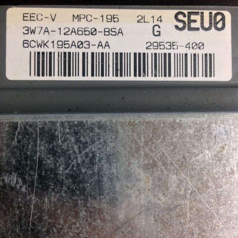 ECM 3W7A-12A650-BSA 2003 CROWN VICTORIA MARQUIS , US $124.97, image 2