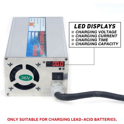 36 Volt 20 Amp Golf Cart Smart Battery Charger LED D Plug for EzGo TXT Club Car, US $135.00, image 14