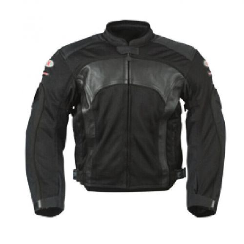 Women's texport airtrak jacket motorcycle riding coat leather/mesh ce armor 3xl