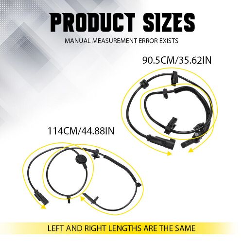 Fits 2007-16 GMC Acadia 07-2010 Saturn Outlook Front Rear ABS Wheel Speed Sensor, US $37.99, image 12