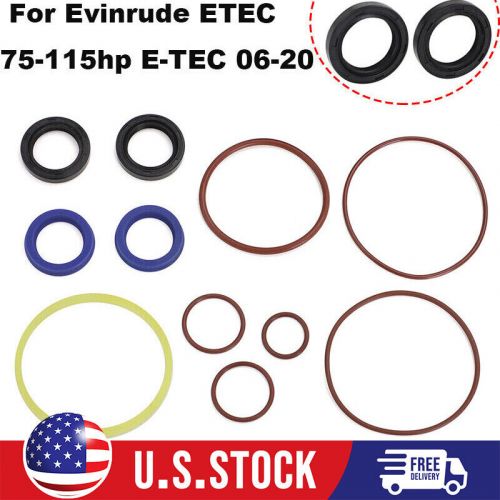 For Evinrude ETEC 75hp-115hp Trim Tilt Piston Repair Seal Kit 5008985 2006-2020, US $30.99, image 11
