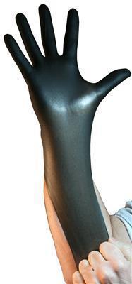 Kbs work gear black lightning nitrile glove 1600046