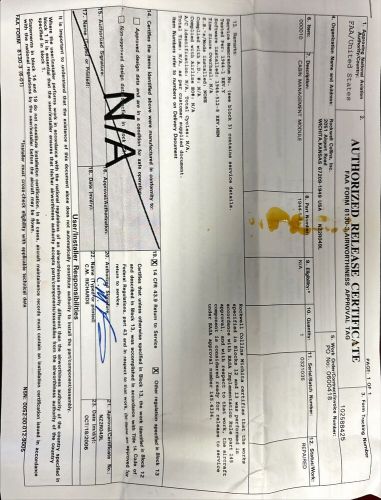 1944-1-5 CABIN MANAGMENT MODULE, US $8,500.00, image 2