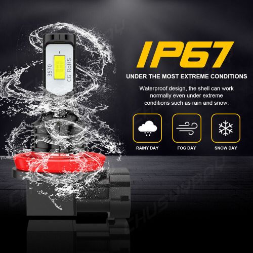 For Arctic Cat F1000 EFI Headlight 2007 2008 H11 H8 + 881 862 LED Headlight Bulb, US $27.99, image 3