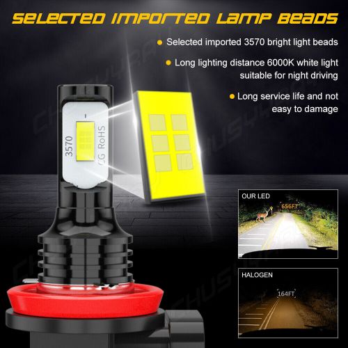 For Arctic Cat F1000 EFI Headlight 2007 2008 H11 H8 + 881 862 LED Headlight Bulb, US $27.99, image 4