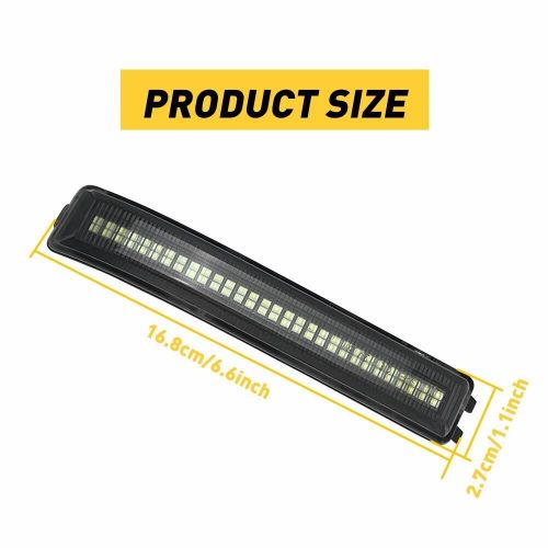 For 09-14 Ford F150 White LED Side Mirror Light Turn Signal Lamp Reflector Clear, US $18.99, image 2