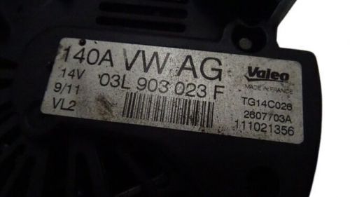 VOLKSWAGEN GOLF MK6 5K (08 > 12) 1.6 TDI ALTERNATOR 03L903023F, US $, image 9