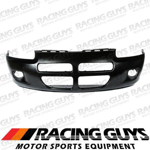 01-06 dodge stratus 4dr front bumper cover new facial plastic primered ch1000323