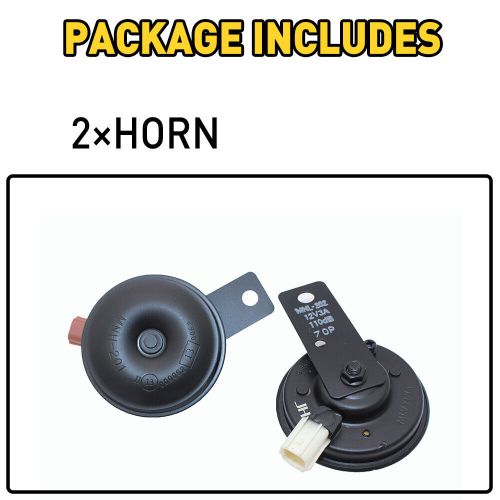 2PCS Car Metal Horns Black For Honda City Civic Fit CRV Accord OE#38150-S84-H01, US $21.99, image 4