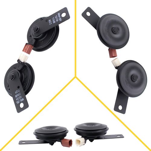 2PCS Car Metal Horns Black For Honda City Civic Fit CRV Accord OE#38150-S84-H01, US $21.99, image 8