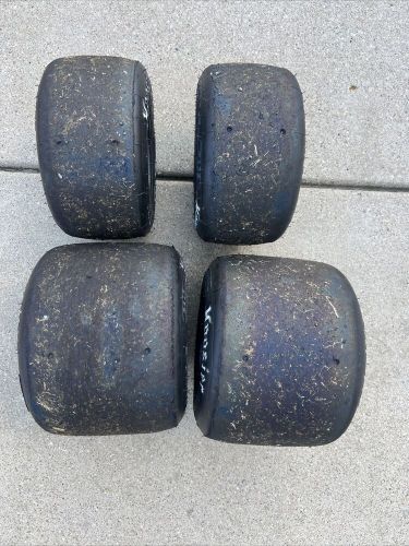 Good Used Set Of Hoosier R60B Racing Go Kart Tires 7.10/11x5 And 4.50-10x5, US $85.00, image 4