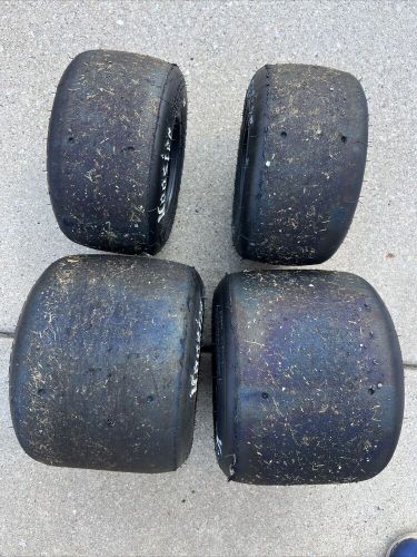 Good Used Set Of Hoosier R60B Racing Go Kart Tires 7.10/11x5 And 4.50-10x5, US $85.00, image 5