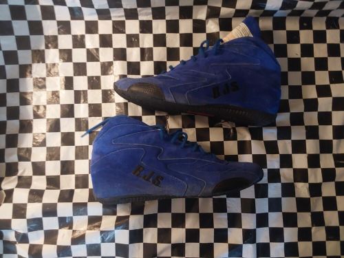 RJS RACING SFI 3.3/5 DRIVING SHOES BLUE MID TOP MENS SIZE 13 IMSA SCCA IHRA NHRA, US $119.67, image 6