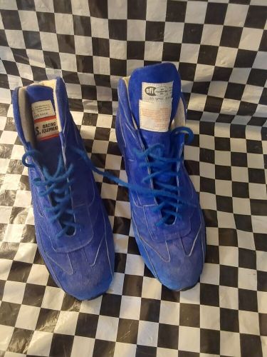 RJS RACING SFI 3.3/5 DRIVING SHOES BLUE MID TOP MENS SIZE 13 IMSA SCCA IHRA NHRA, US $119.67, image 7