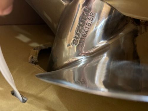 Suzuki - Stainless Steel Watergrip Propeller - 3 x 16 x 18-1/2 - 990C0-00810-185, US $550.00, image 3
