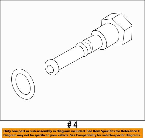 Ford oem radiator-petcock drain plug foaz8115a