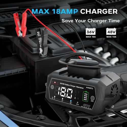 Golf Cart Battery Charger 48V 13A & 36V 18A Smart Charger - 3 Pin Round Plug, US $79.95, image 8