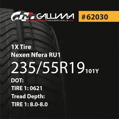 1X Tire LikeNEW Nexen Nfera RU1 235/55/19 235/55R19 2355519 101Y #62030, US $118.38, image 11