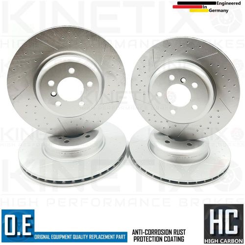 FOR BMW 430d FRONT & REAR PERFORMANCE BRAKE DISCS BREMBO PADS WIRES 370mm 345mm, US $, image 13