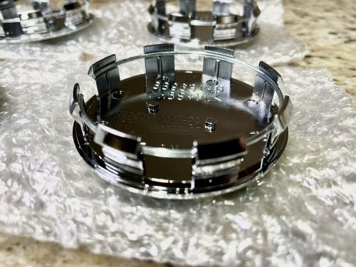 4 CHROME CENTER CAPS 2014 2015 2016 2017 Tahoe Suburban Silverado 83mm, US $20.99, image 4