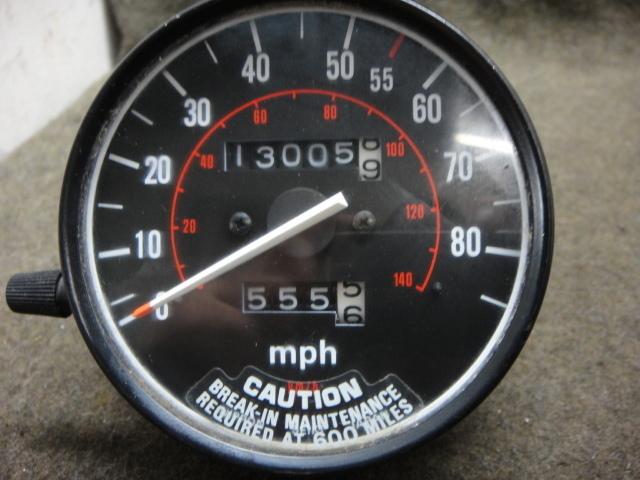 80 honda cx500 cx 500 cx500d deluxe speedometer, speedo, gauge, 13,005 miles #34