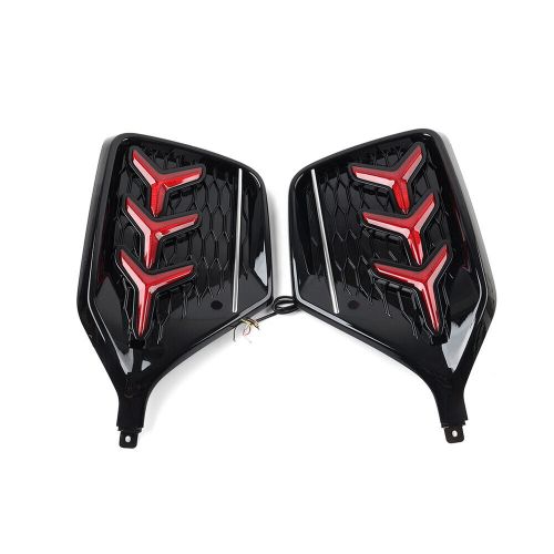 Fish bone rear bumper brake signal light for honda civic hatchback 2017-2021