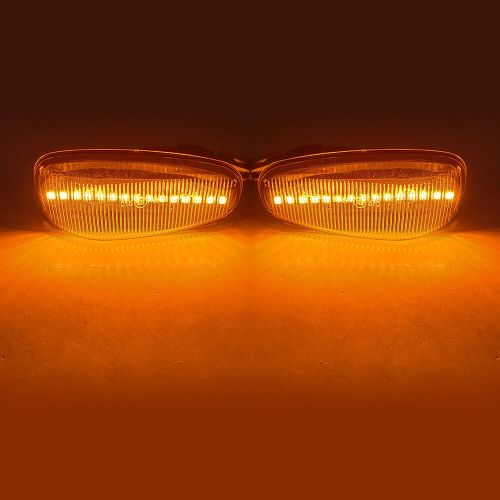 Led dynamic side marker light turn signal light for mercedes benz c e clk class