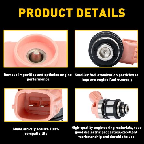 For 1999-2004 FRONTIER NISSAN QUEST cylinder Fuel injectors 166001801 166001800, US $65.99, image 7