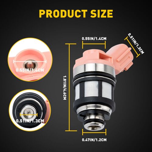 For 1999-2004 FRONTIER NISSAN QUEST cylinder Fuel injectors 166001801 166001800, US $65.99, image 10
