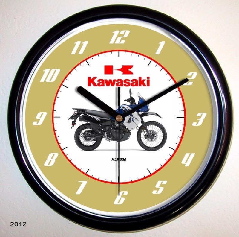KAWASAKI KLR650 MOTORCYCLE WALL CLOCK choice of 4 KLR 650 2004 2007 2009 2012, US $21.99, image 4