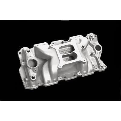 Prof products crosswind intake manifold chevy sbc 283 327 350 fits stock heads