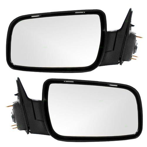 Buy New Pair Set Power Side View Mirror Glass Housing Assembly 0809