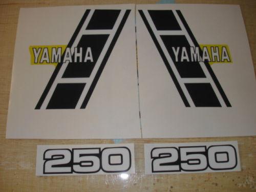1983 yamaha yz250 gas tank and  side panel decals ahrma