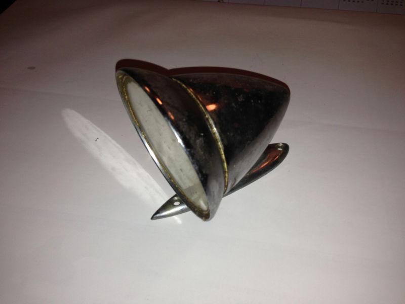 Vintage bullet style racing side mirror from volvo 1800, may fit other. hot rod