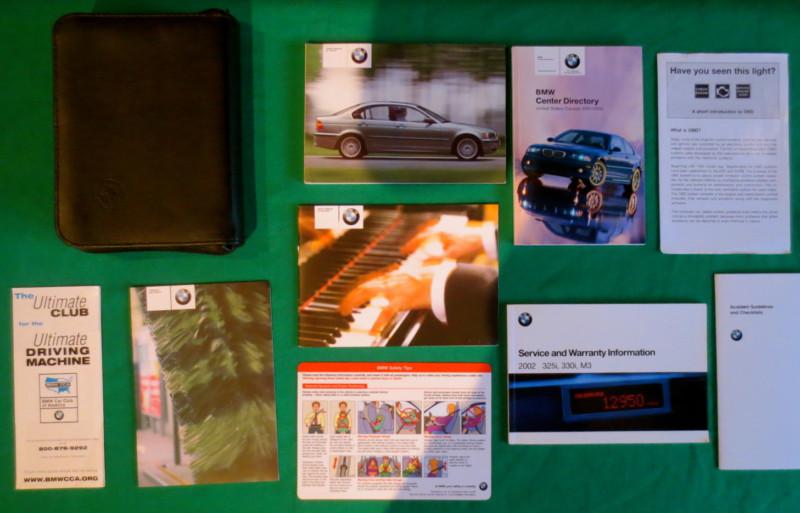 2002 02 bmw 320i 325i 325xi 330i 330xi owners manual  j10