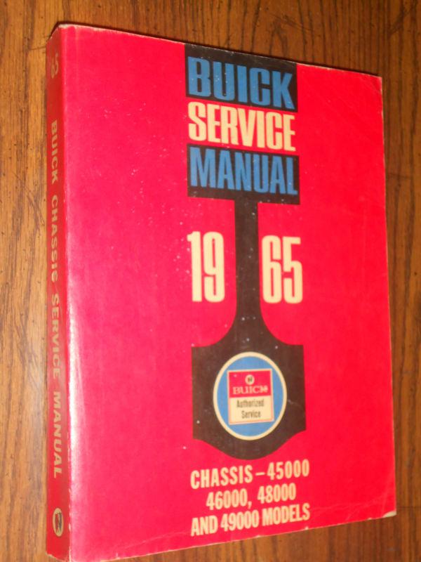 1965 BUICK BIG CAR MODELS / SHOP MANUAL / ORIGINAL SHOP BOOK IN ORIGINAL BOX, US $57.50, image 2