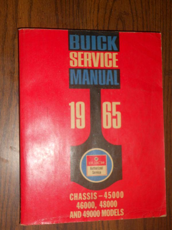 1965 BUICK BIG CAR MODELS / SHOP MANUAL / ORIGINAL SHOP BOOK IN ORIGINAL BOX, US $57.50, image 3