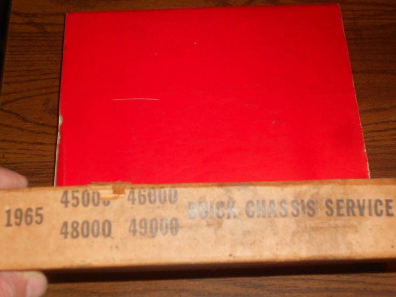 1965 BUICK BIG CAR MODELS / SHOP MANUAL / ORIGINAL SHOP BOOK IN ORIGINAL BOX, US $57.50, image 6