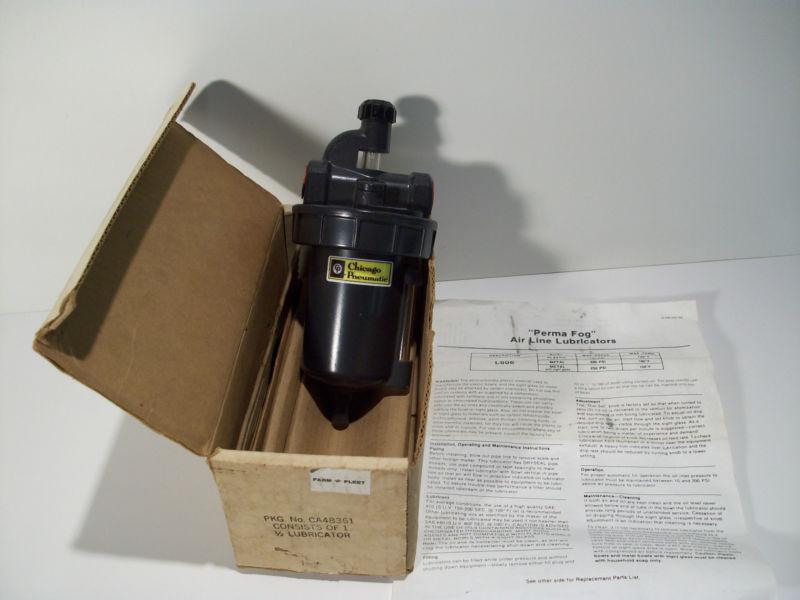 Chicago pneumatic, new in box, air line lubricator. 1/2'' fittings
