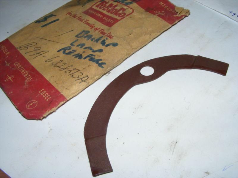1959 FORD PASSENGER BACKUP LAMP OPENING REINFORCEMENT PLATE LH NOS NEW OLD STOCK, US $12.49, image 3