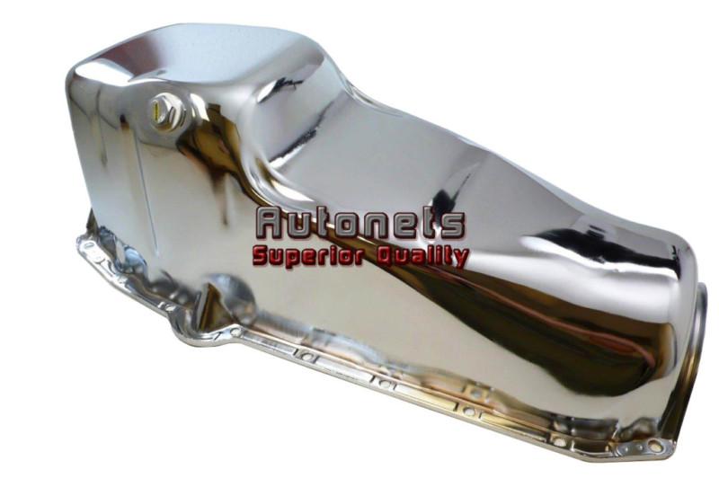 Buy SBC Chevy Chrome Steel Oil Pan 283305307327350400 Small Block