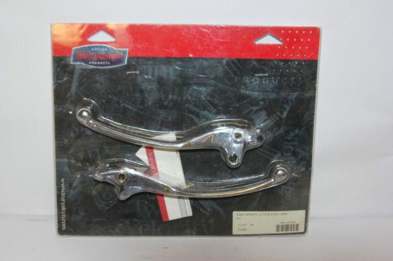 Kuryakyn 7435 chrome lever set for honda gl1800