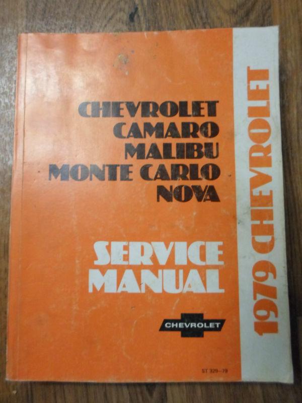 1979 chevrolet camaro malibu monte carlo nova service manual