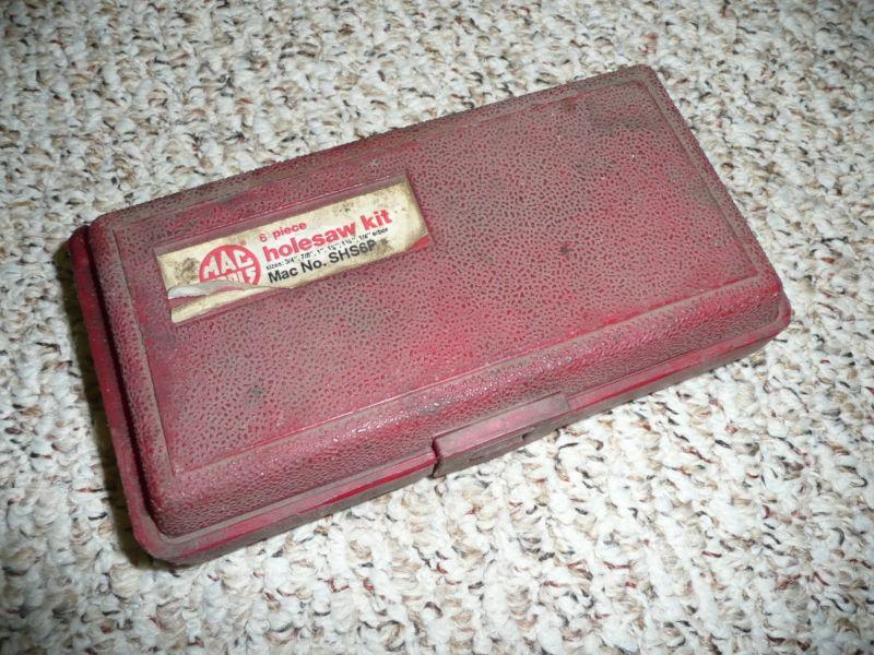 Mac tools shs6p 6pc hole saw for metal 