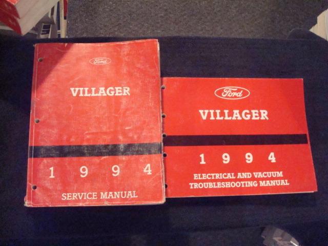 1994 ford villager van factory dealer workshop shop service repair manual book
