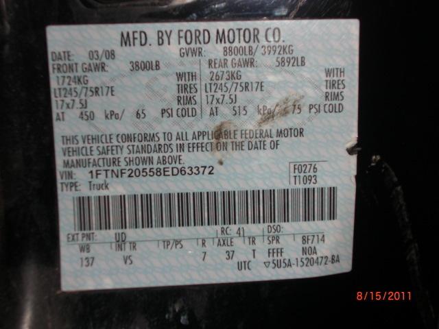 08 FORD F250 SUPER DUTY HOOD HINGE 484816, US $20.00, image 11