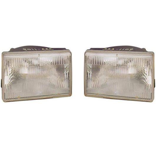 New pair set headlight headlamp lens housing sae & dot 93-98 jeep grand cherokee