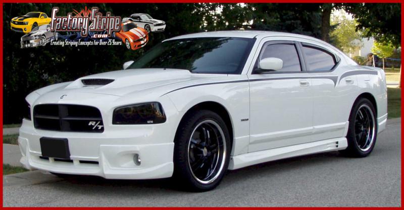 DODGE CHARGER SIDE SPEARS DECALS KIT FACTORY STRIPE 2006-2010, US $49.00, image 3