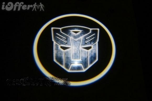 Car led emblem lamp door light new hd camaro transformers autobot silver 