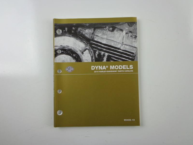 Harley davidson 2010 dyna models parts catalog 99439-10